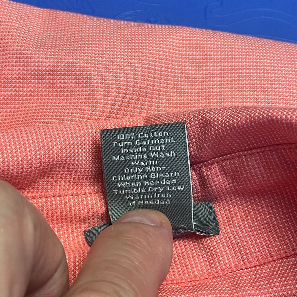 Ann Taylor Button Up Top Womens‎ 6 Nantucket Red Pleated Hem Feminine Classic - Picture 11 of 11